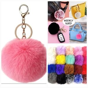 Cute Fashion Faux-Fur Puff Ball